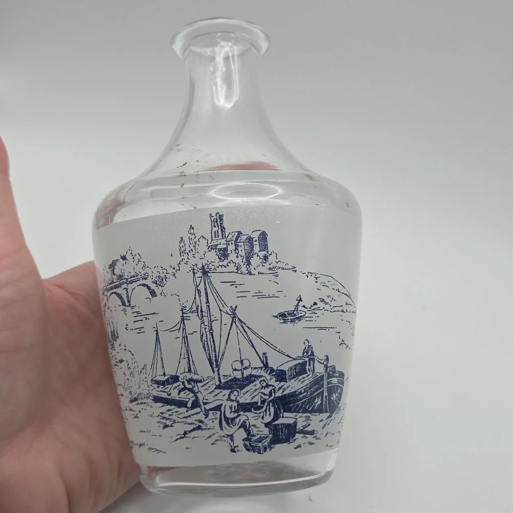Verrerie Cristallerie D' Arques French decanter 1960's Vintage